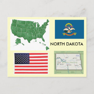 North Dakota, USA Postcard