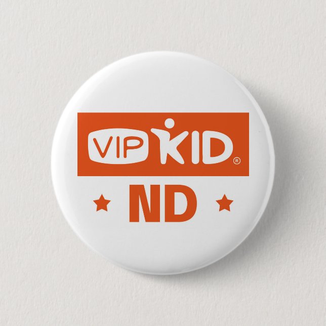 North Dakota VIPKID Button (Front)