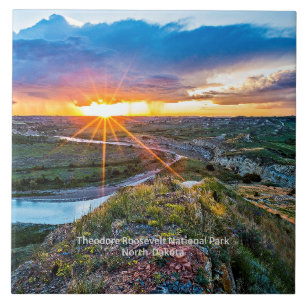 North Dakota's Theodore Roosevelt Park Ceramic Tile