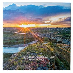 North Dakota's Theodore Roosevelt Park Ceramic Tile