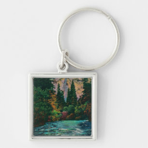 North Dome and Merced River from Happy Isles Key Ring