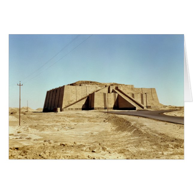 North-eastern facade of the ziggurat, c.2100 BC (Front Horizontal)