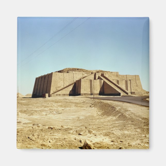 North-eastern facade of the ziggurat, c.2100 BC Magnet (Front)