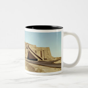 North-eastern facade of the ziggurat, c.2100 BC Two-Tone Coffee Mug
