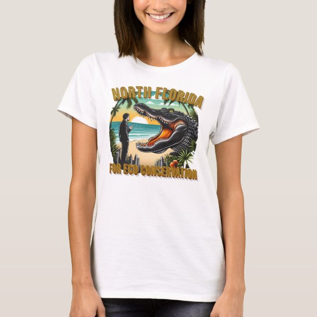 North Florida eco-2-womens T-Shirt (Front)