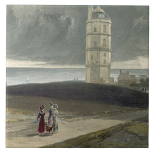 North Foreland Lighthouse, from 'A Voyage Around G Ceramic Tile