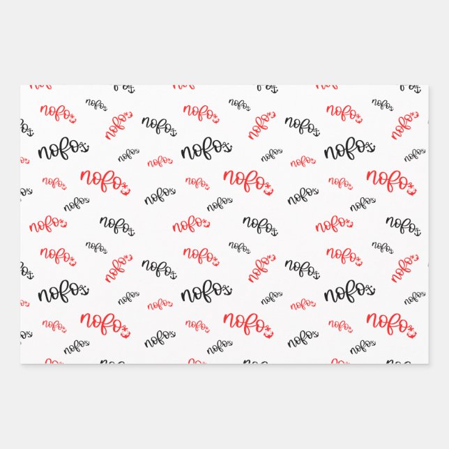 North Fork Long Island Gift Wrapping Paper (Front 3)