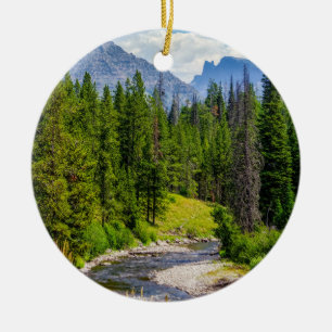 North Fork Shoshone River Ceramic Ornament