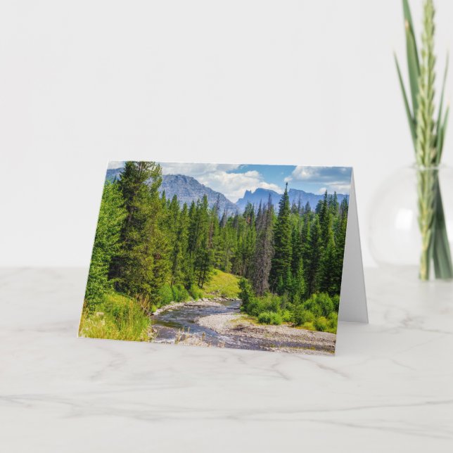 North Fork Shoshone River Greeting Card (Front)