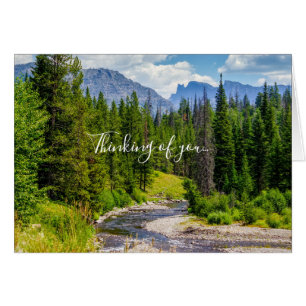 North Fork Shoshone River Thinking of You Card