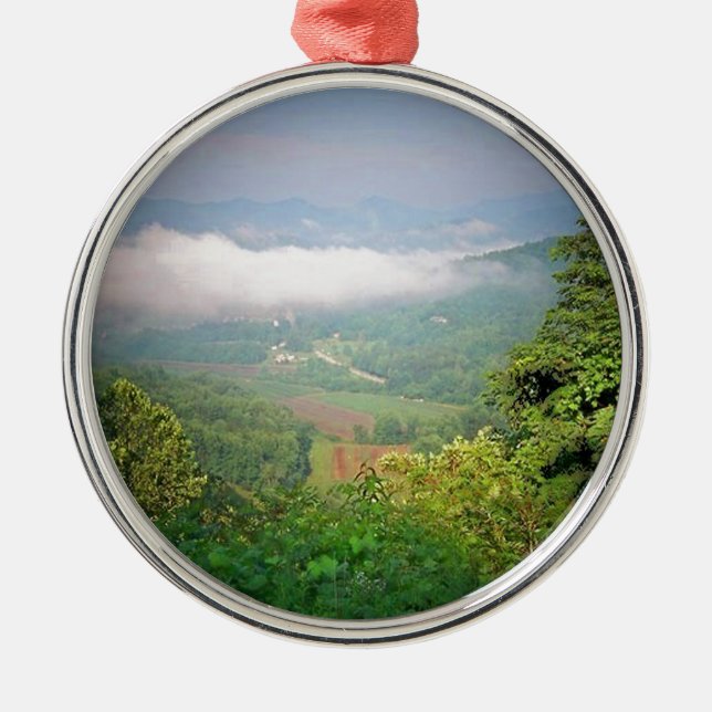 North Georgia Mountains, USA Metal Ornament (Front)