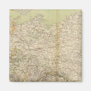 North Germany Atlas Map Magnet