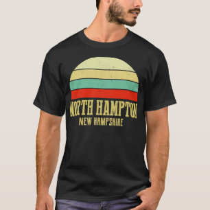 NORTH HAMPTON NEW HAMPSHIRE Vintage Retro Sunset T-Shirt
