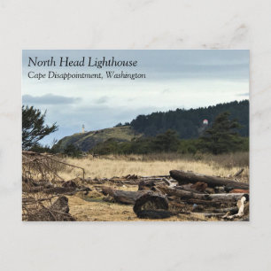 North Head Lighthouse, Cape Disappointment, WA Postcard