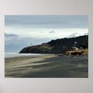 North Head Lighthouse, Cape Disappointment, WA Poster