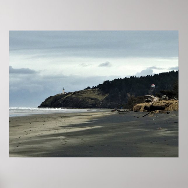 North Head Lighthouse, Cape Disappointment, WA Poster (Front)