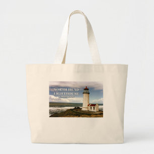 North Head Lighthouse, Washington Large Tote Bag