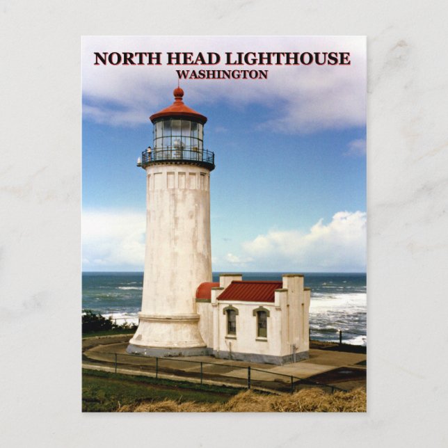 North Head Lighthouse, Washington Postcard (Front)
