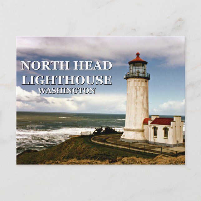 North Head Lighthouse, Washington Postcard (Front)