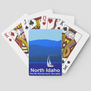 North Idaho Blue Playing Cards