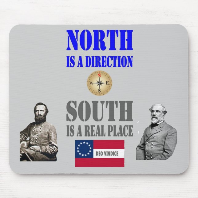 NORTH IS A DIRECTION MOUSE PAD (Front)