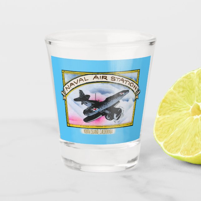 NORTH ISLAND SHOT GLASS (Front)