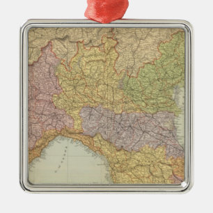 North Italy 2 Metal Ornament