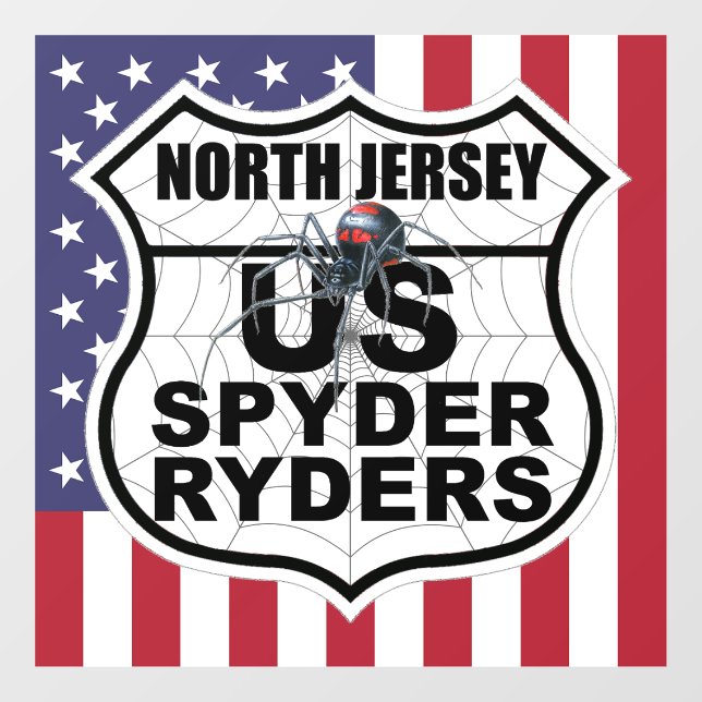 North Jersey Chapter - Decal Flag & Logo (Sheet)