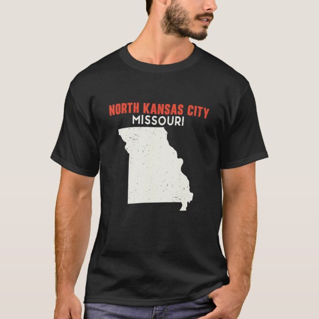 North Kansas City Missouri USA State America Trave T-Shirt (Front)