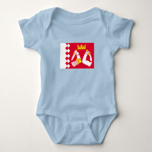 North Karelia Flag Baby Bodysuit