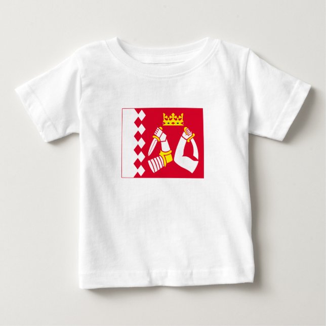 North Karelia Flag Baby T-Shirt (Front)