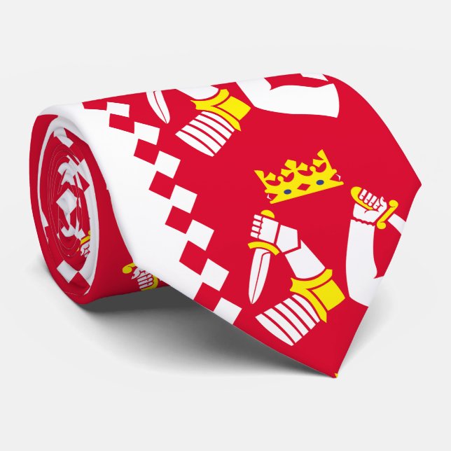 North Karelia Flag Tie (Rolled)