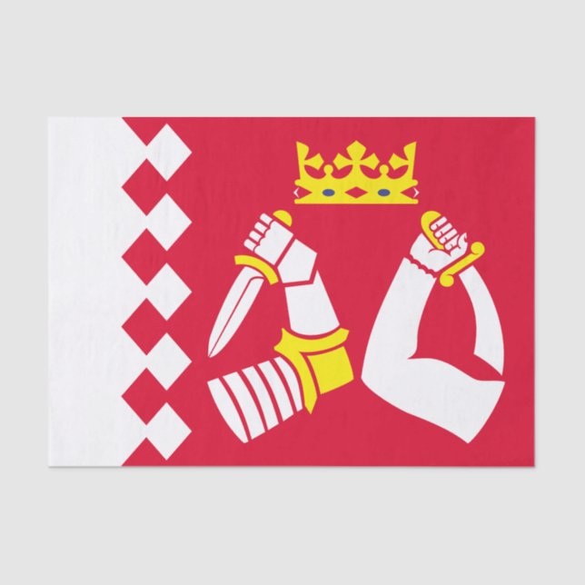 North Karelia Flag Tissue Paper (Front)