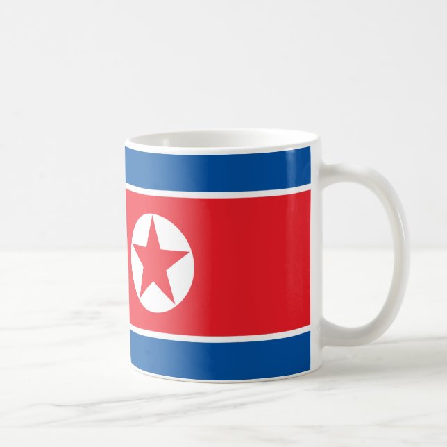 North Korea Flag Ceramic Mug (Right)