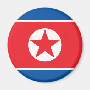 North Korea Flag Magnet