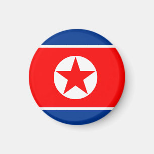 North Korea Flag Magnet