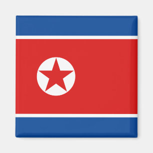 North Korea Flag Magnet