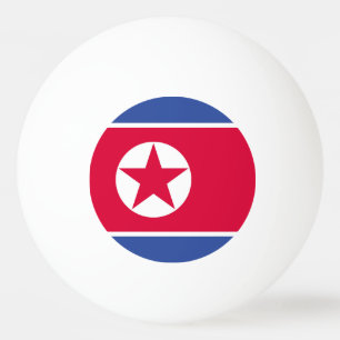 North Korea flag Ping Pong Ball