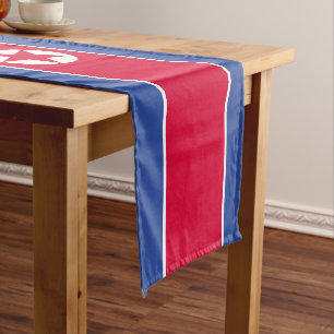 North Korea flag Short Table Runner