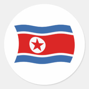 North Korea Flag Sticker