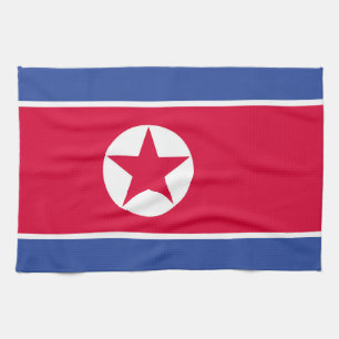 North Korea flag Tea Towel