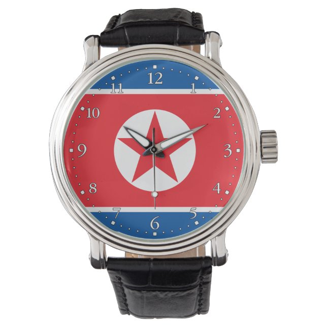 North Korea Flag Watch (Front)