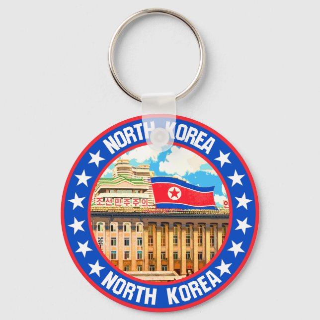 North Korea                                        Key Ring (Front)