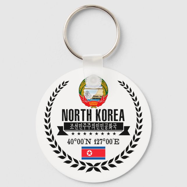 North Korea Key Ring (Front)