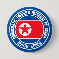 North Korea Round Emblem