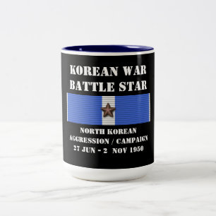 North Korean Aggression Campaign Two-Tone Coffee Mug