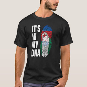North Korean And Nigerian Mix DNA Heritage Flag T-Shirt