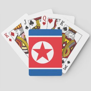 North Korean flag Playing Cards