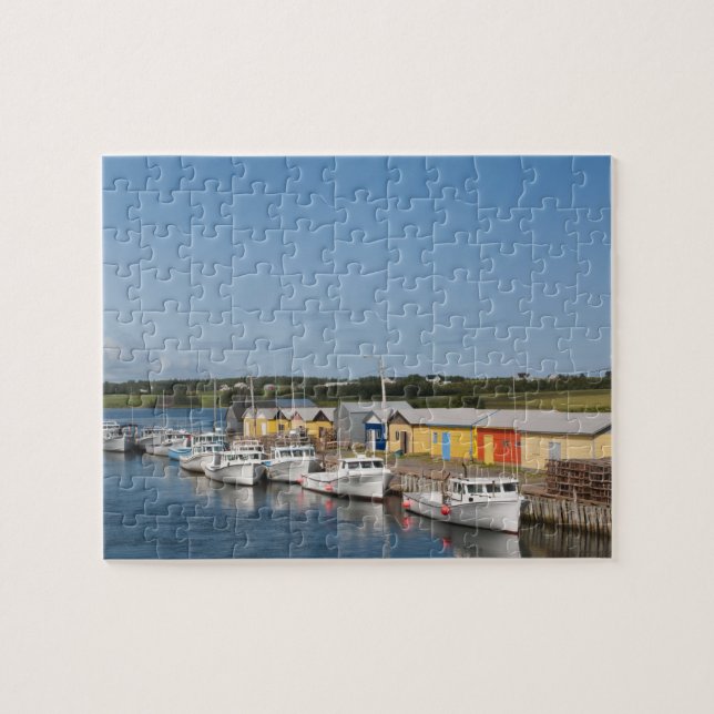 North Lake Harbour, Prince Edward Island. Jigsaw Puzzle (Horizontal)