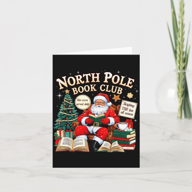 North Le Book Club Cosy Christmas Reading Gift  Card (Front)